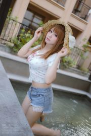 [Net Red COSER Photo] Gadis Cantik Nyako Meow - Wisata Pemandian Air Panas