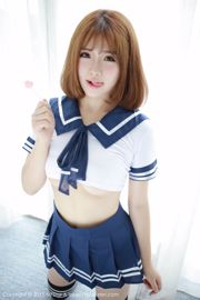 Xu Kuchen "Sexy Sailor Suit + Pink Tube Top One Piece" [Modellakademie MFStar] Vol.020